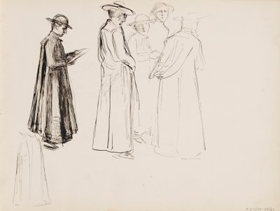 Klerus von Albert Edelfelt