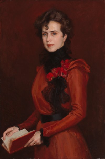 Porträt von Signe Kolster von Albert Edelfelt