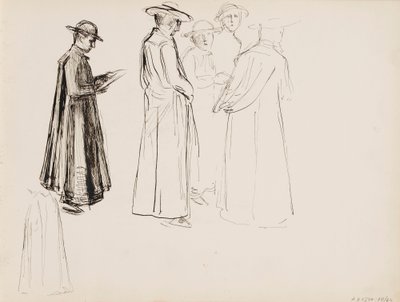 Klerus von Albert Edelfelt