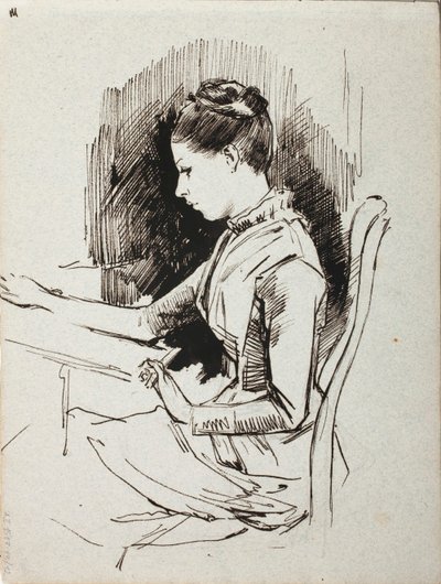 Ohne Titel von Albert Edelfelt