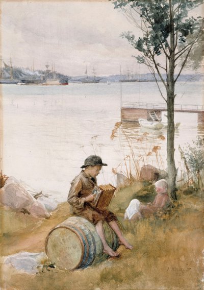 Ohne Titel von Albert Edelfelt