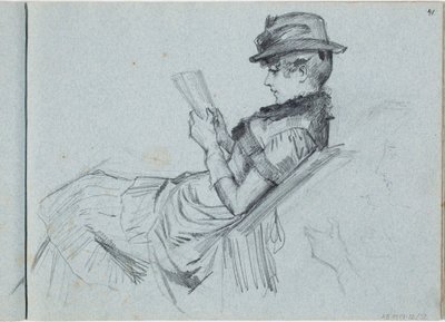 Ohne Titel von Albert Edelfelt