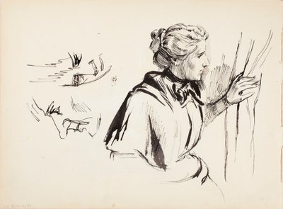 Ohne Titel von Albert Edelfelt