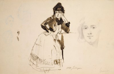 Ohne Titel von Albert Edelfelt