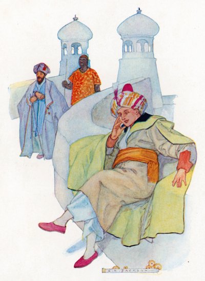 Abov Hassan saß auf der Brücke von Albert Edward Jackson