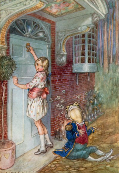 Illustration für Alice im Wunderland von Albert Edward Jackson