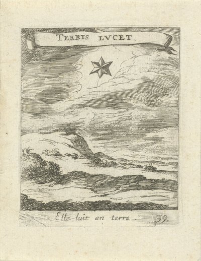 Landschaft mit Stern von Albert Flamen