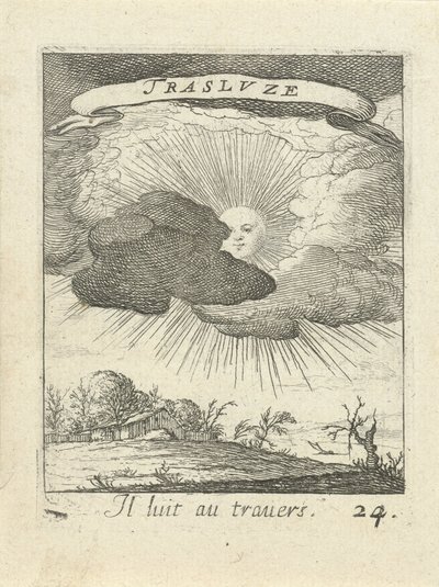 Sonne hinter Wolken von Albert Flamen