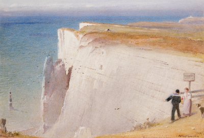 Die Geschichte der Küstenwache, Beachy Head, 1908-09 von Albert Goodwin