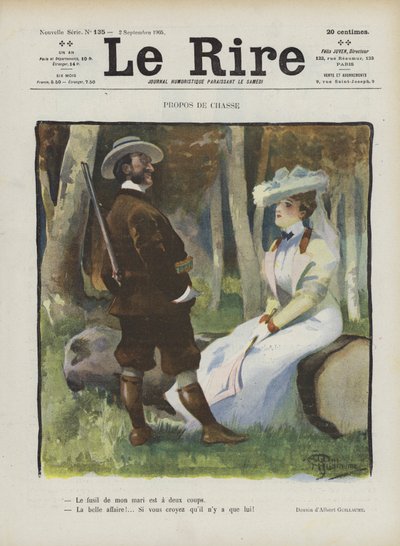 Illustration für Le Rire von Albert Guillaume