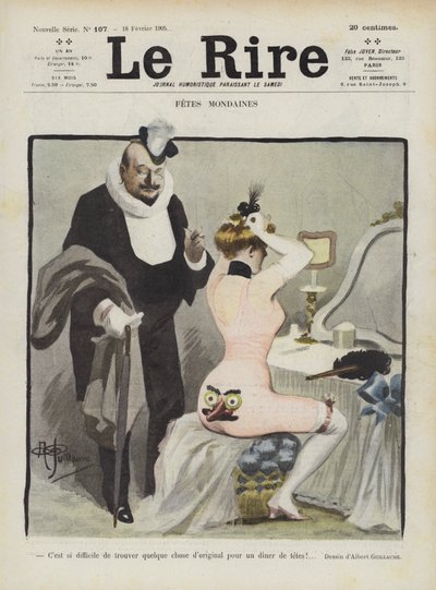 Illustration für Le Rire von Albert Guillaume