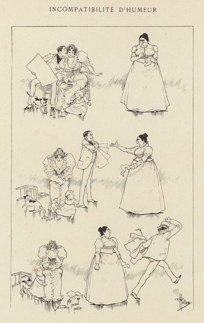 Inkompatibilität der Launen von Albert Guillaume
