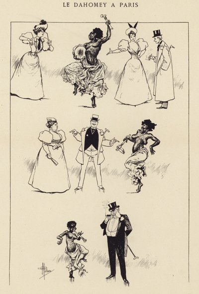 Le Dahomey à Paris von Albert Guillaume