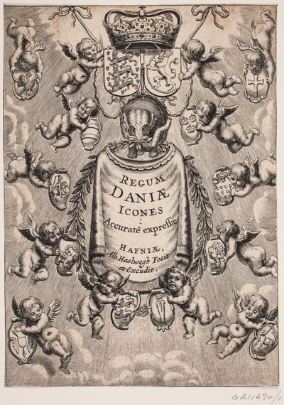 Titelblatt zu "Regum Daniæ Icones", 1646 von Albert Haelwegh