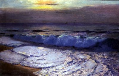 Die brechende Welle, Dämmerung von Albert Julius Olsson