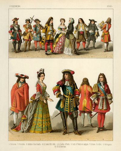 Französische Kostüme 1600 von Albert Kretschmer