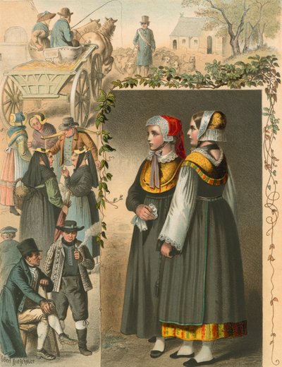 Deutsche Tracht, Mecklenburg von Albert Kretschmer