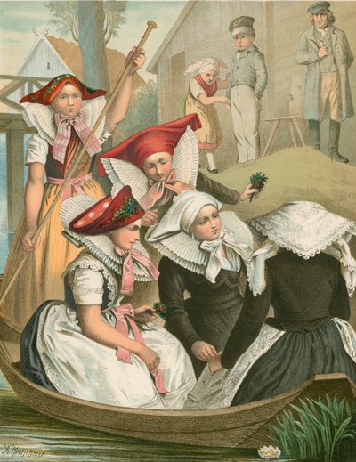 Deutsches Kostüm, Preußen, Spreewald von Albert Kretschmer