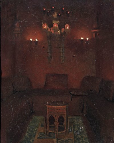 Inneres der Kapelle von Sir Richard Burton, 1889 von Albert Letchford
