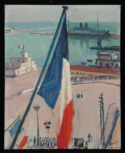 Alger, die Flaggen von Albert Marquet
