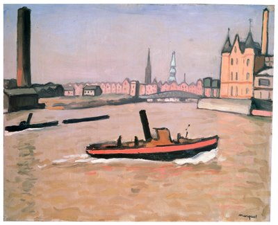Der Hafen von Hamburg von Albert Marquet