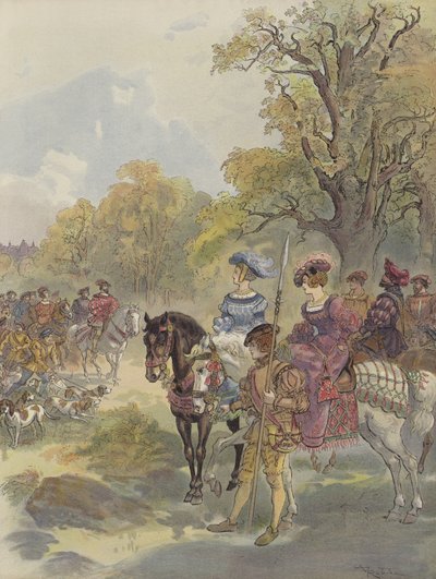 Königliche Jagd von Albert Robida