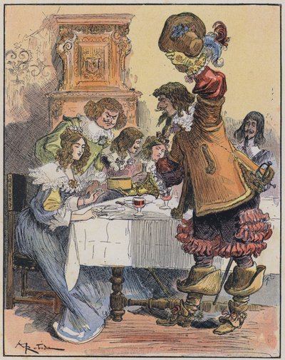 Illustration für Le Capitaine Bellormeau von und illustriert von A. Robida von Albert Robida