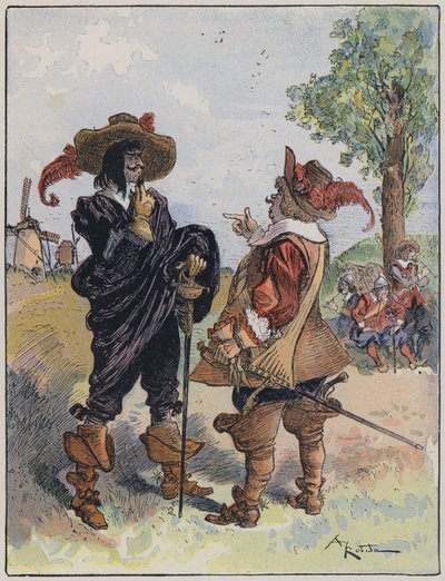 Illustration für Le Capitaine Bellormeau von und illustriert von A. Robida von Albert Robida