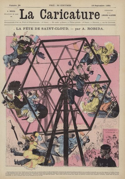 Das Fest von Saint-Cloud von Albert Robida