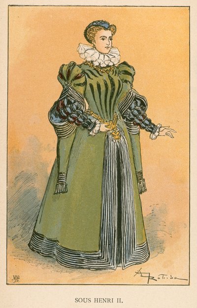 Unter Heinrich II. von Albert Robida