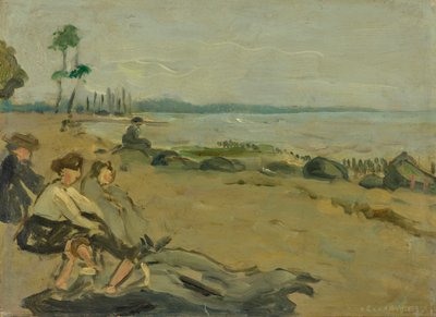 Badestrand von Albert Weisgerber