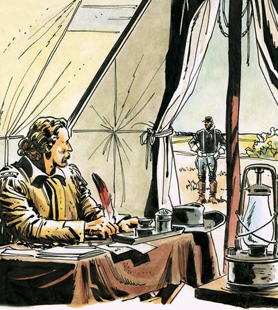 General George Custer von Alberto Giolitti