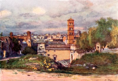 Von der Terrasse des Hauses des Domitian von Alberto Pisa