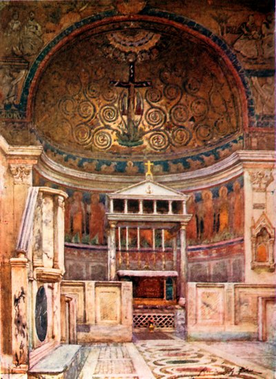 San Clemente, Chor und Tribüne der Oberkirche von Alberto Pisa