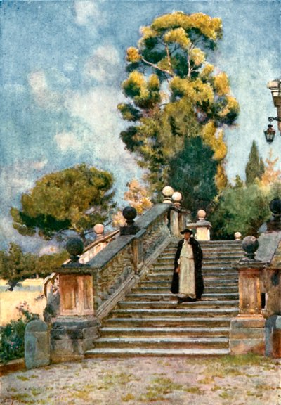 Stufen der Kirche der Dominikanerinnen von SS Domenico und Sisto von Alberto Pisa