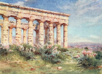 Tempel von Segesta von Alberto Pisa