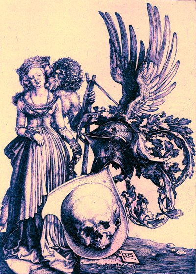 Das Wappen des Todes von Albrecht (after) Durer or Duerer