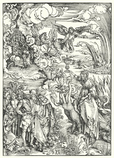 Die Hure Babylon von Albrecht (after) Durer or Duerer