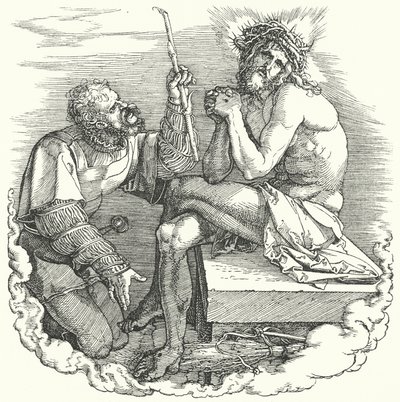 Titelseite aus Die Große Passion von Albrecht Dürer, Darstellung der letzten Tage Christi auf Erden (Gravur) von Albrecht (after) Durer or Duerer
