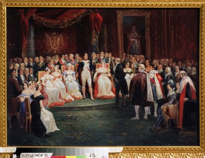 Die Audienz bei Kaiser Napoleon Bonaparte (1769-1821) von Albrecht Adam