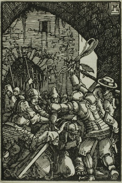 Das Tragen des Kreuzes, aus Der Fall und die Erlösung des Menschen von Albrecht Altdorfer