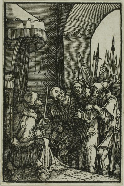 Christus vor Pilatus, aus Der Fall und die Erlösung des Menschen von Albrecht Altdorfer