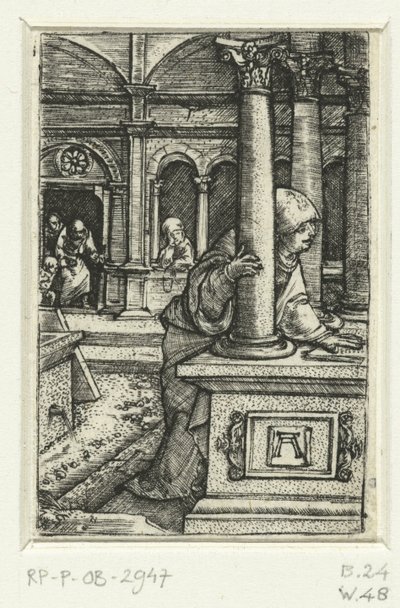 Maria sucht ihren Sohn in der Synagoge von Albrecht Altdorfer