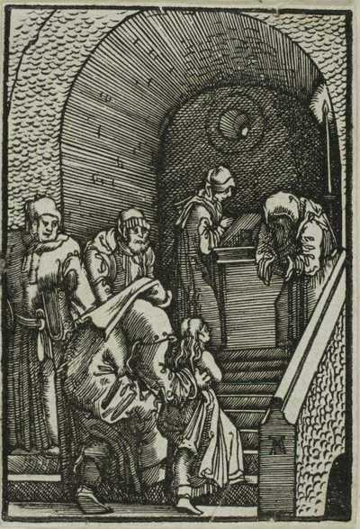Darstellung der Jungfrau, aus Der Fall und die Erlösung des Menschen von Albrecht Altdorfer