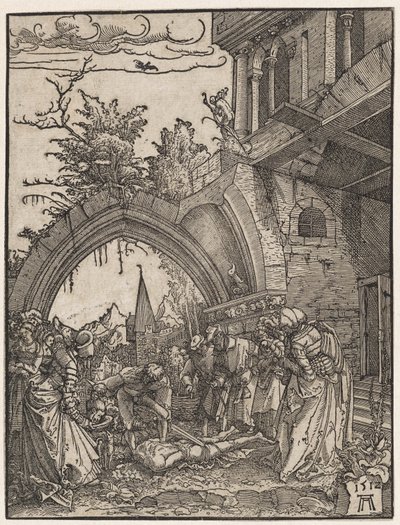 Die Enthauptung von Johannes dem Täufer, 1512 von Albrecht Altdorfer