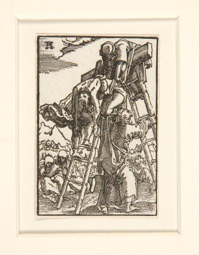 Die Kreuzabnahme, aus der Serie Der Fall und die Erlösung des Menschen von Albrecht Altdorfer