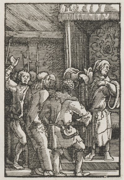 Der Fall und die Erlösung des Menschen: Christus vor Kaiphas von Albrecht Altdorfer