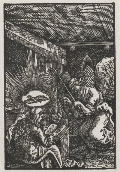 Der Fall und die Erlösung des Menschen: Die Verkündigung von Albrecht Altdorfer