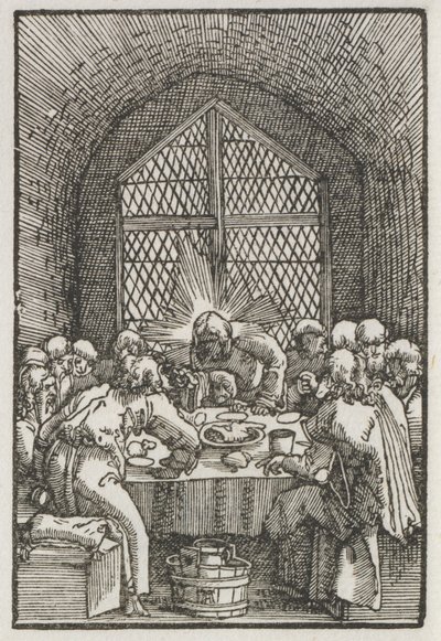 Der Fall und die Erlösung des Menschen: Das letzte Abendmahl von Albrecht Altdorfer
