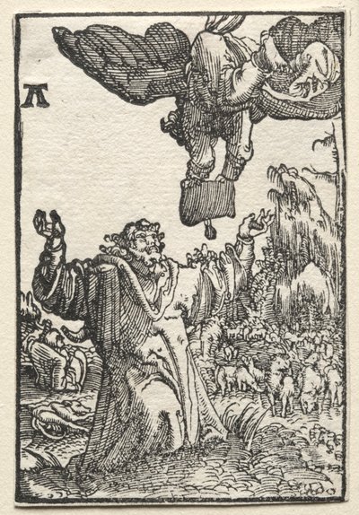 Der Fall und die Erlösung des Menschen: Die Botschaft des Engels an Joachim, ca. 1515 von Albrecht Altdorfer